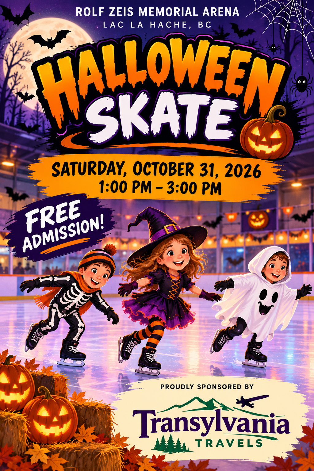 Halloween Skate poster